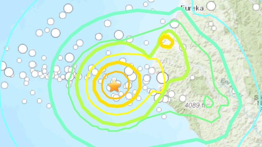 كاليفورنيا: زلزال بقوة 6.2 درجة يضرب قبالة ساحل نوركال